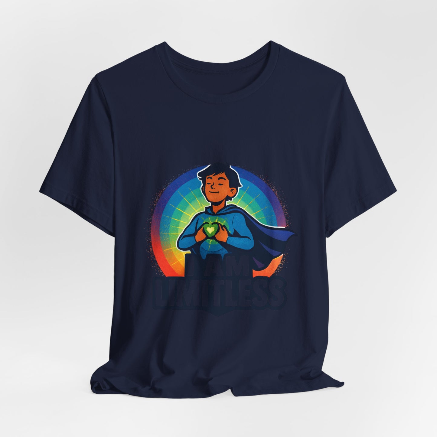 I Am Limitless Superhero Tee — Inspirational Graphic T-Shirt