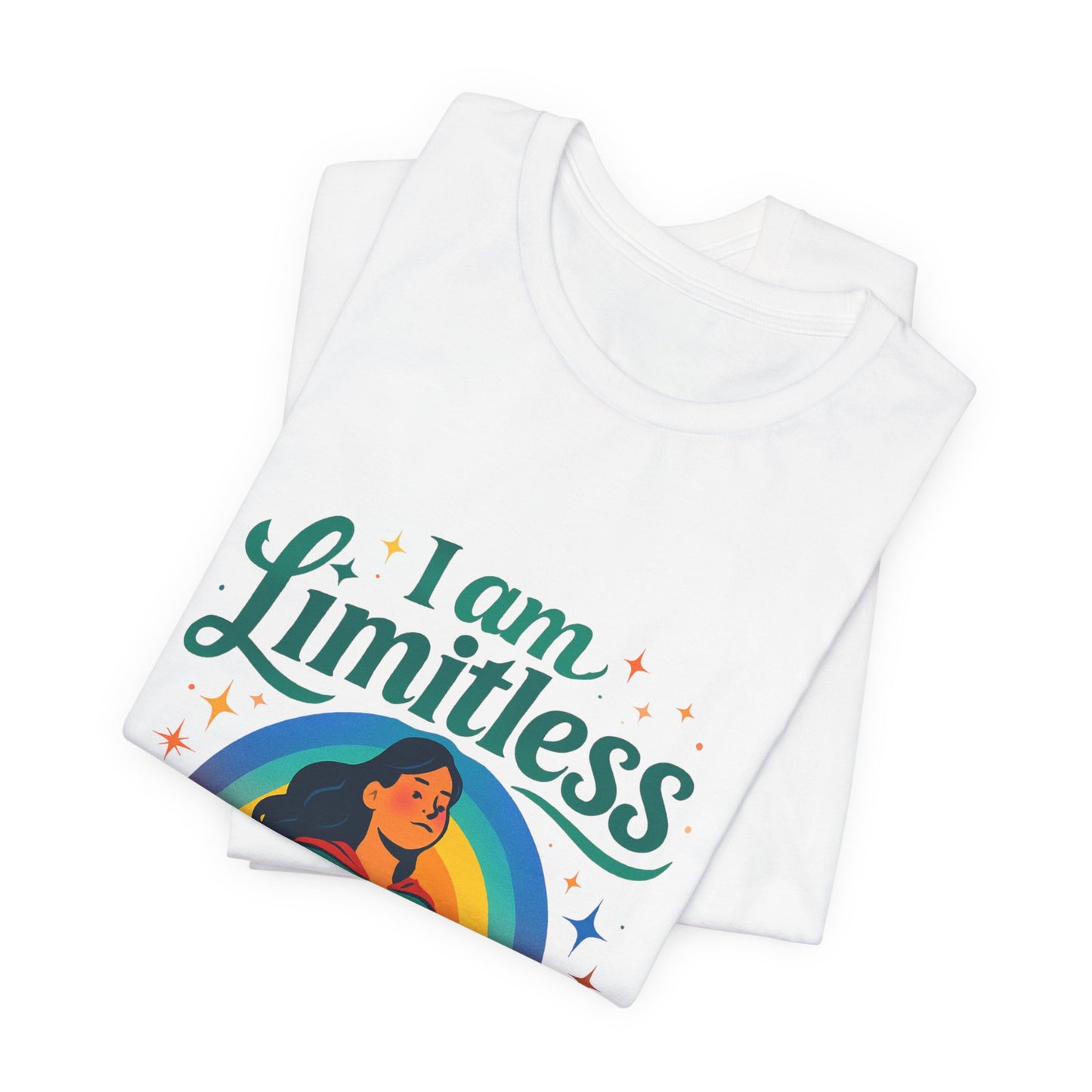 I Am Limitless Tee — Empowering Superhero Graphic T-Shirt