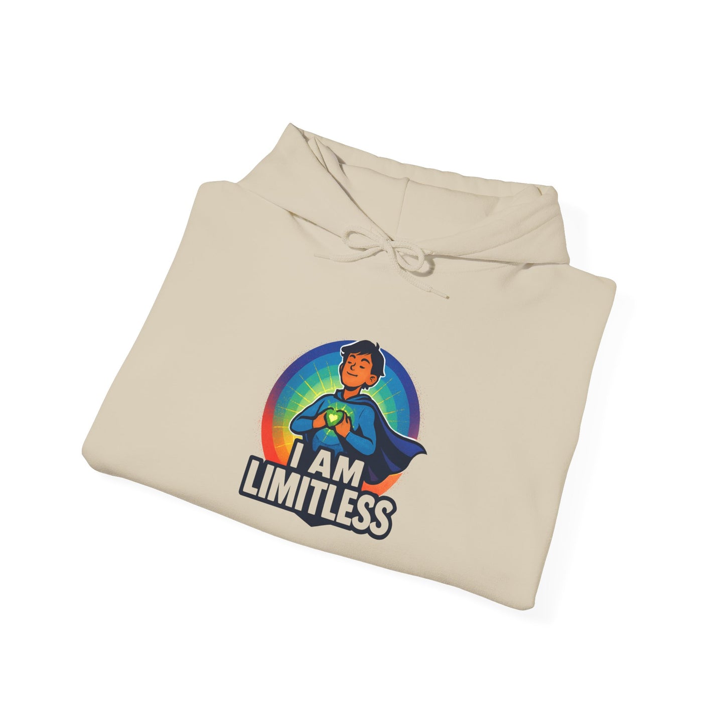 Hoodie – "I Am Limitless" Motivational Graphic Hoodie
