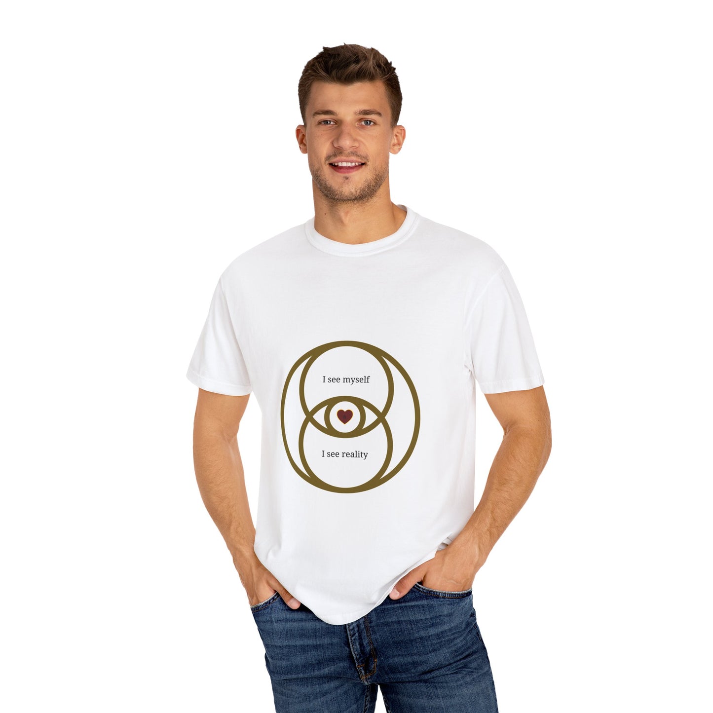 T-Shirt — Venn Heart Design “I see myself, I see reality”