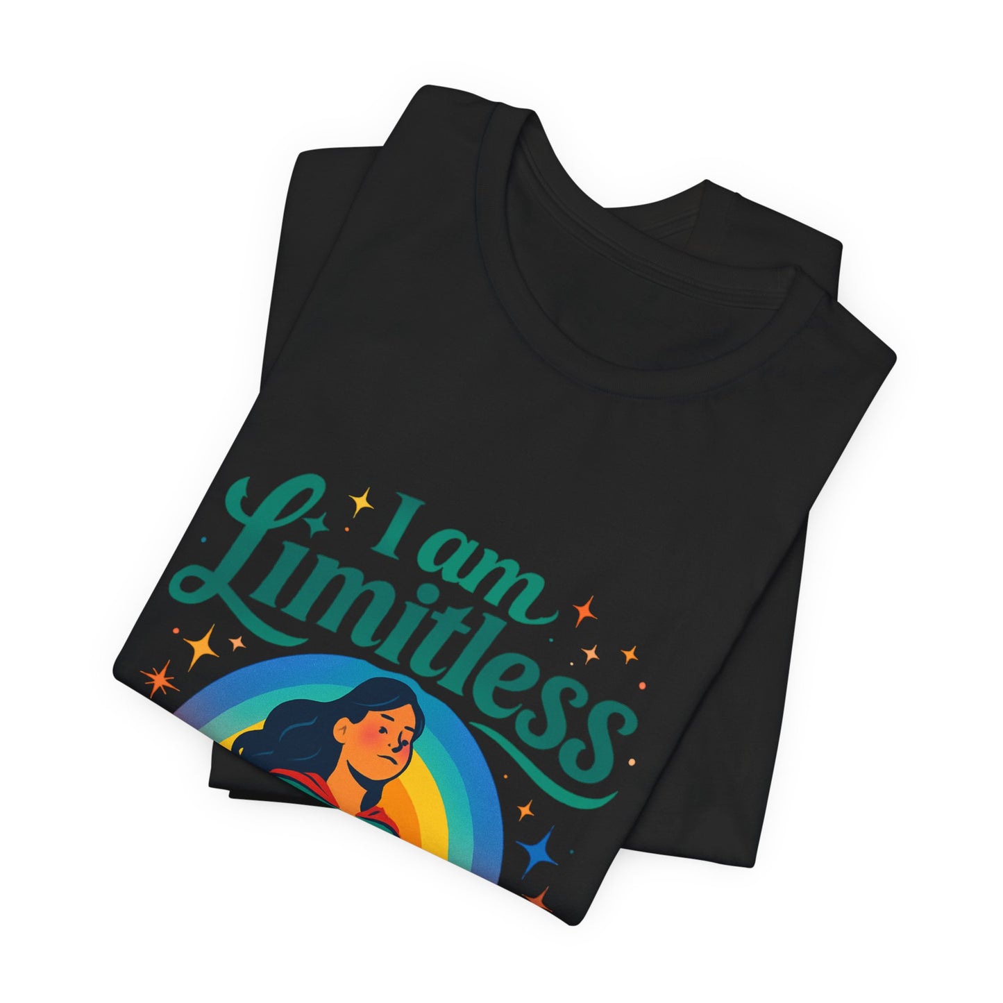 I Am Limitless Tee — Empowering Superhero Graphic T-Shirt