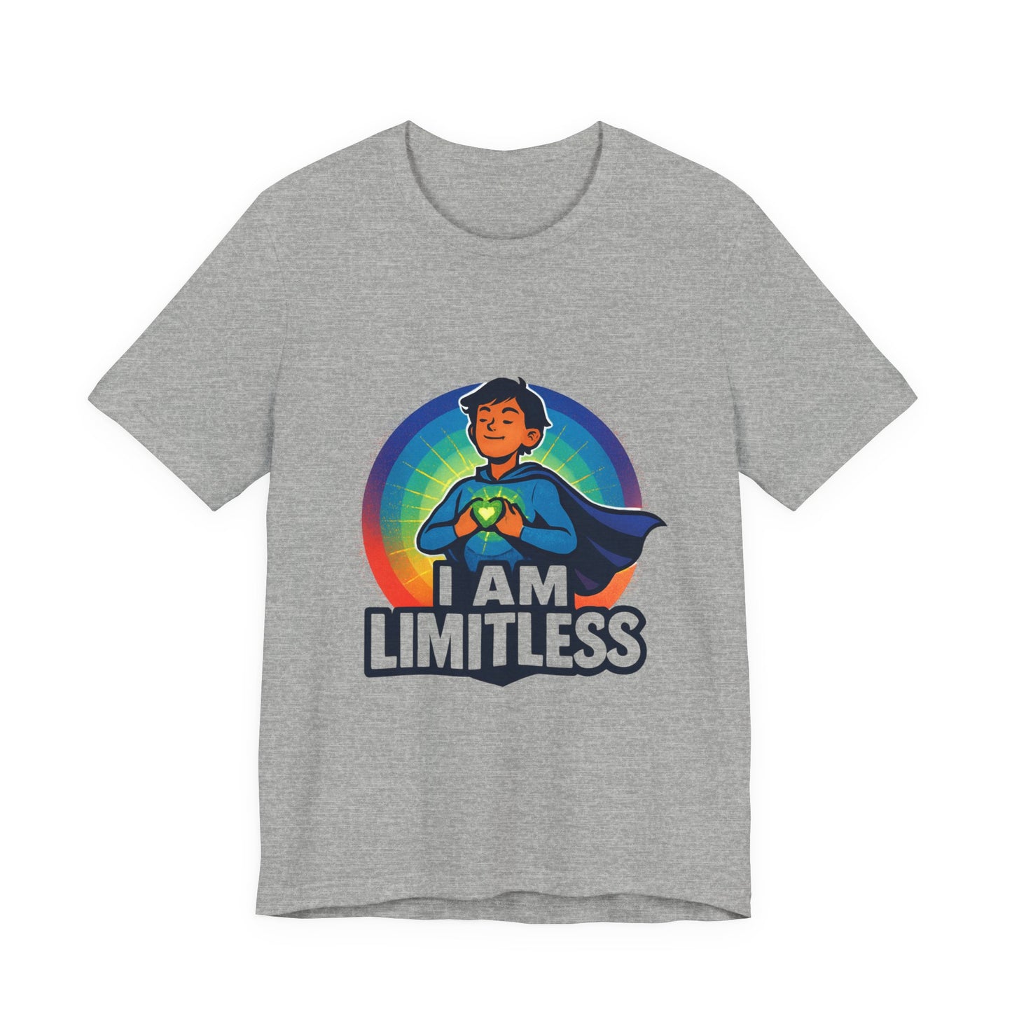 I Am Limitless Superhero Tee — Inspirational Graphic T-Shirt