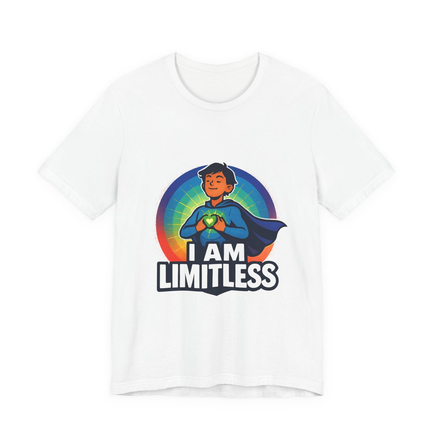 I Am Limitless Superhero Tee — Inspirational Graphic T-Shirt