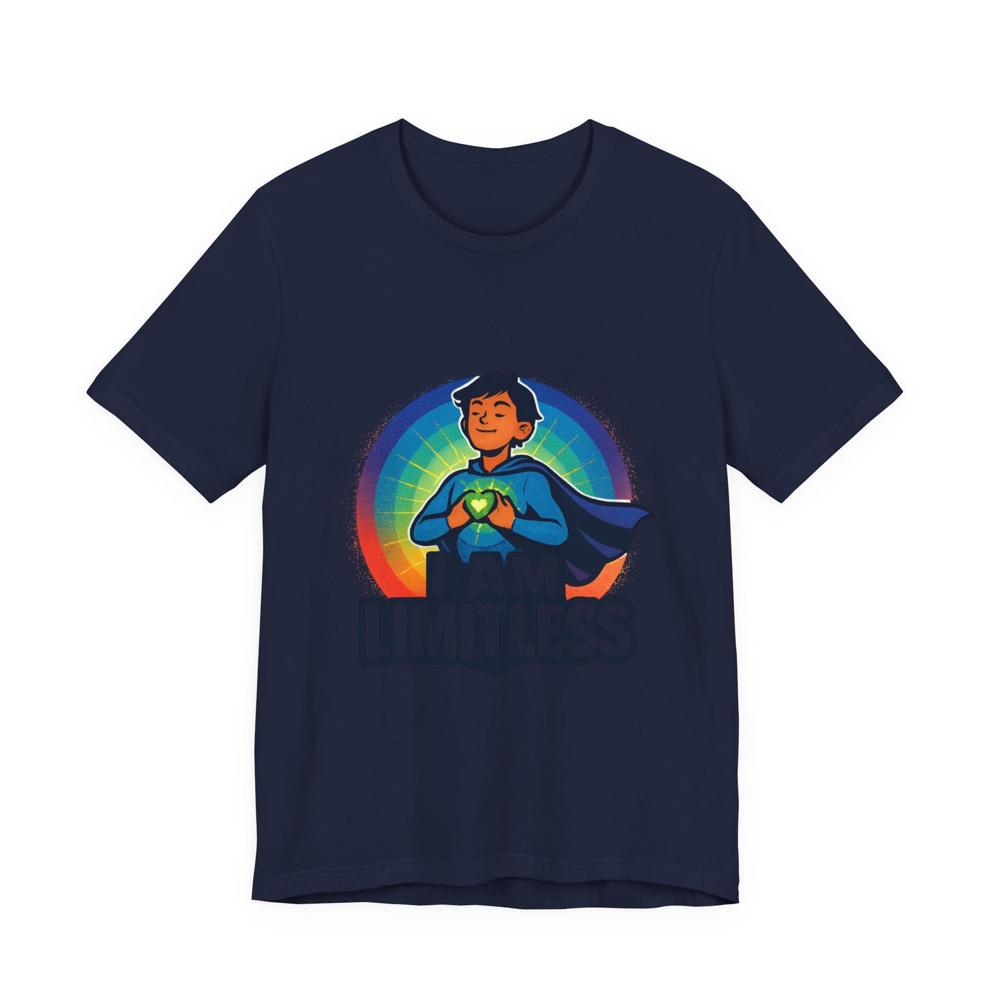 I Am Limitless Superhero Tee — Inspirational Graphic T-Shirt