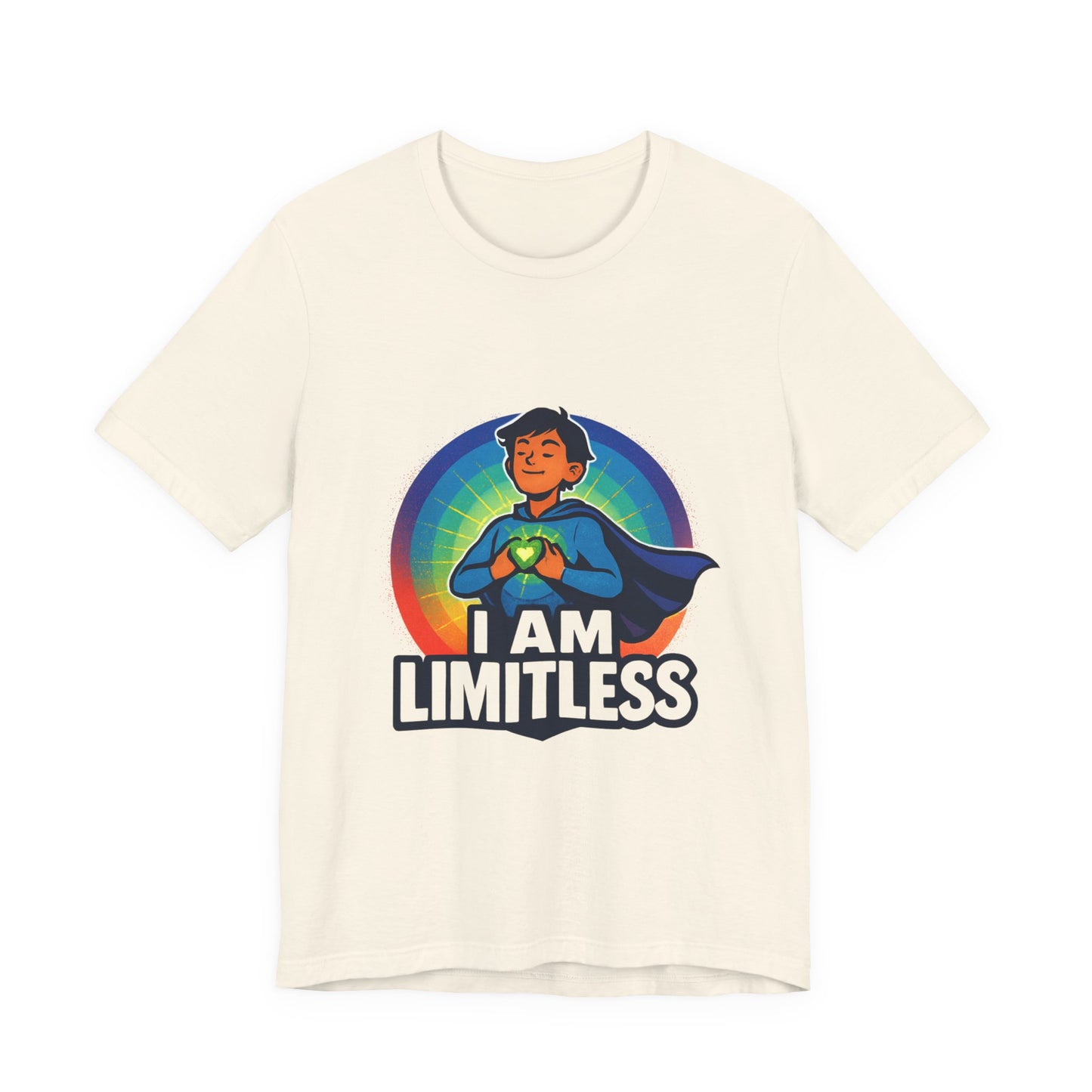 I Am Limitless Superhero Tee — Inspirational Graphic T-Shirt