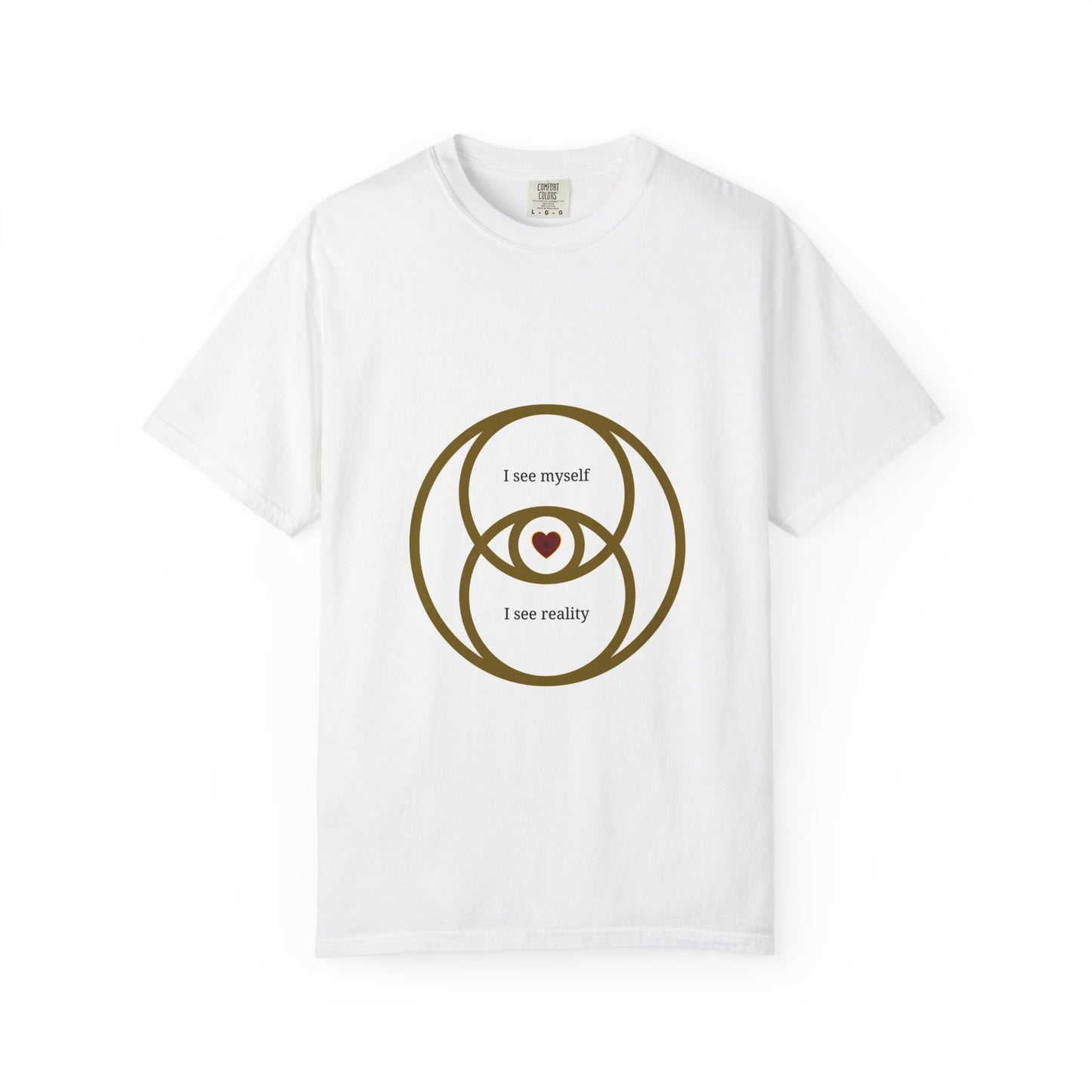 T-Shirt — Venn Heart Design “I see myself, I see reality”