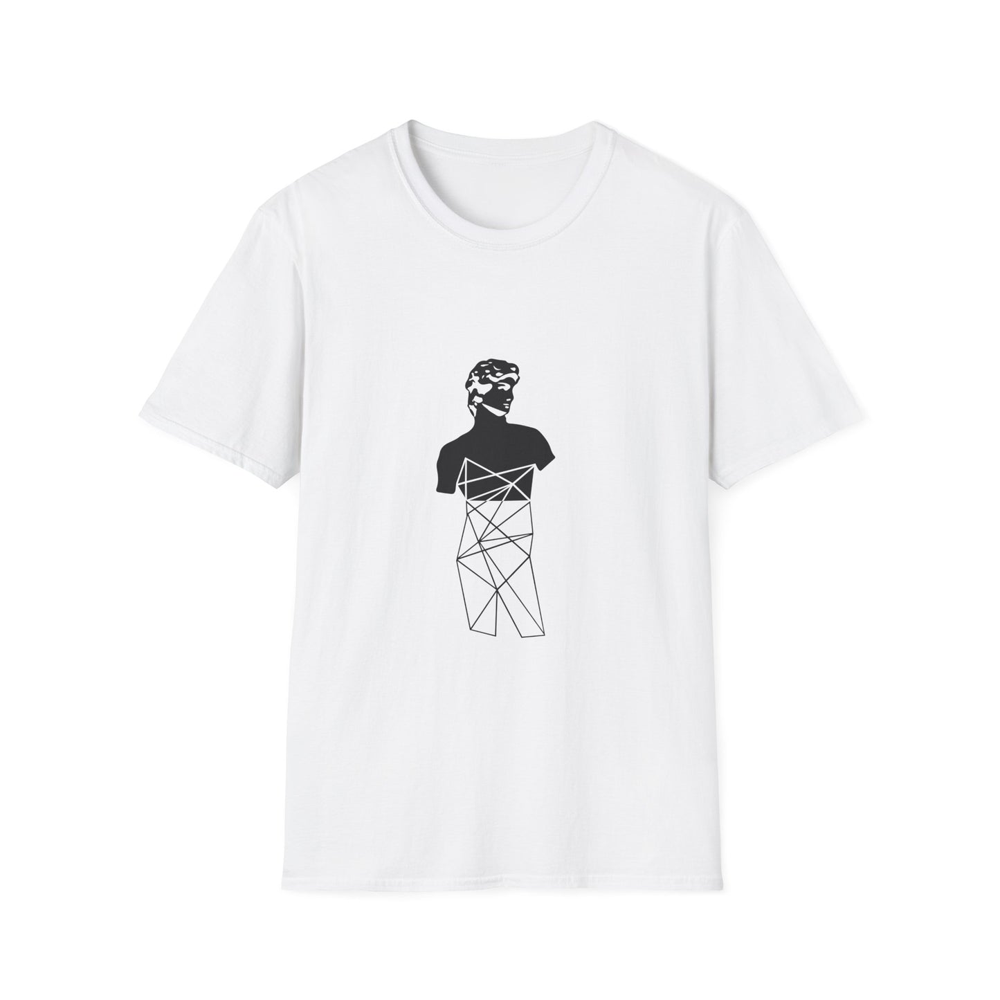 Minimal Geometric Statue T-Shirt