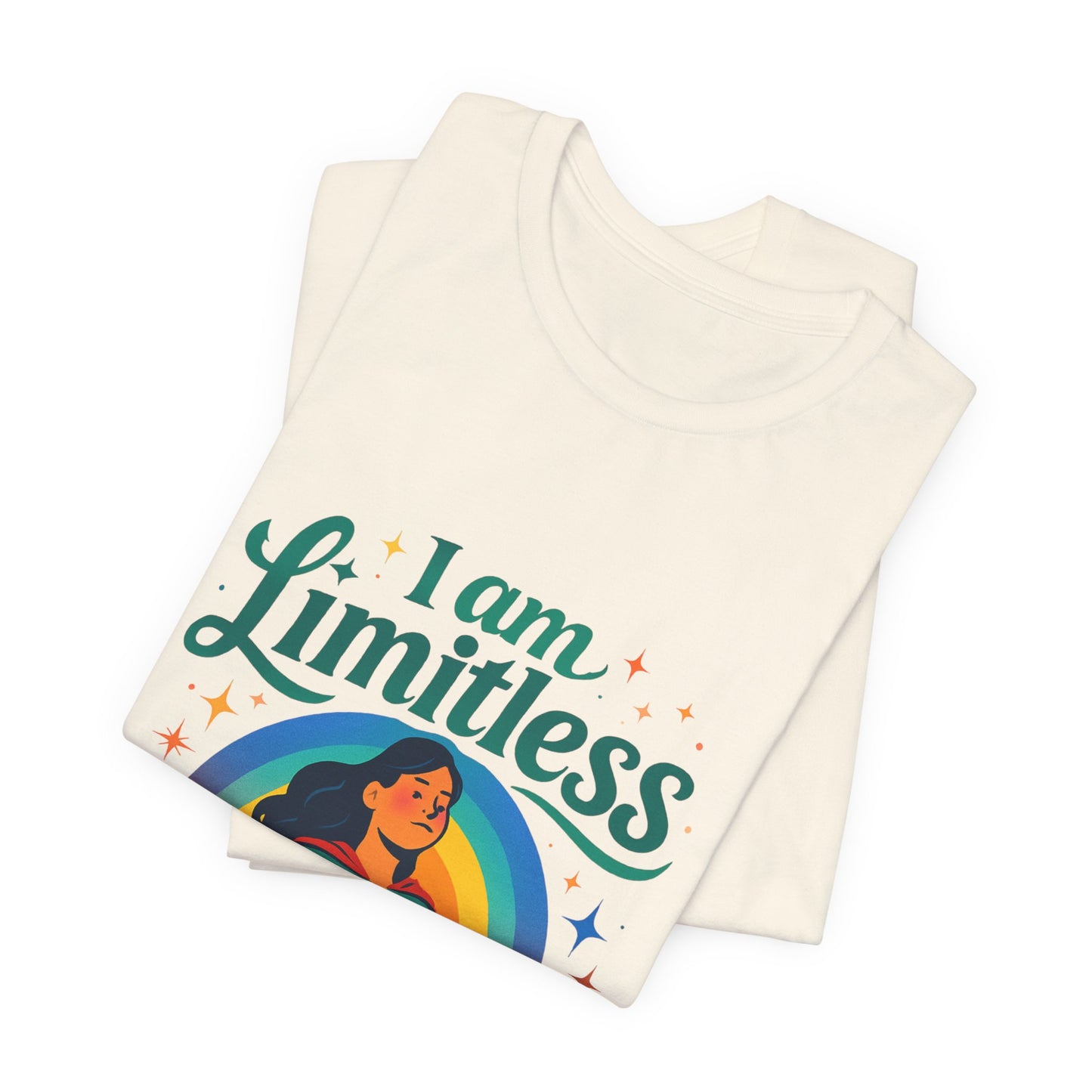 I Am Limitless Tee — Empowering Superhero Graphic T-Shirt