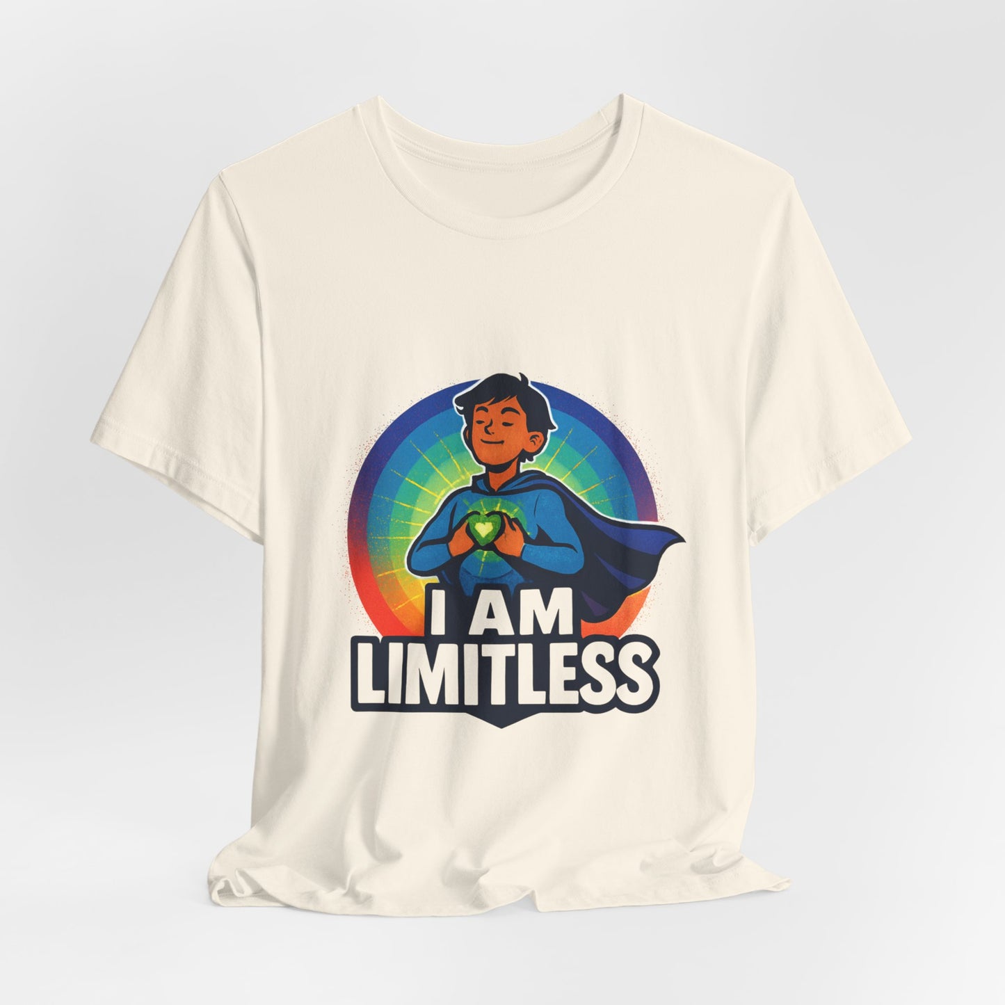 I Am Limitless Superhero Tee — Inspirational Graphic T-Shirt