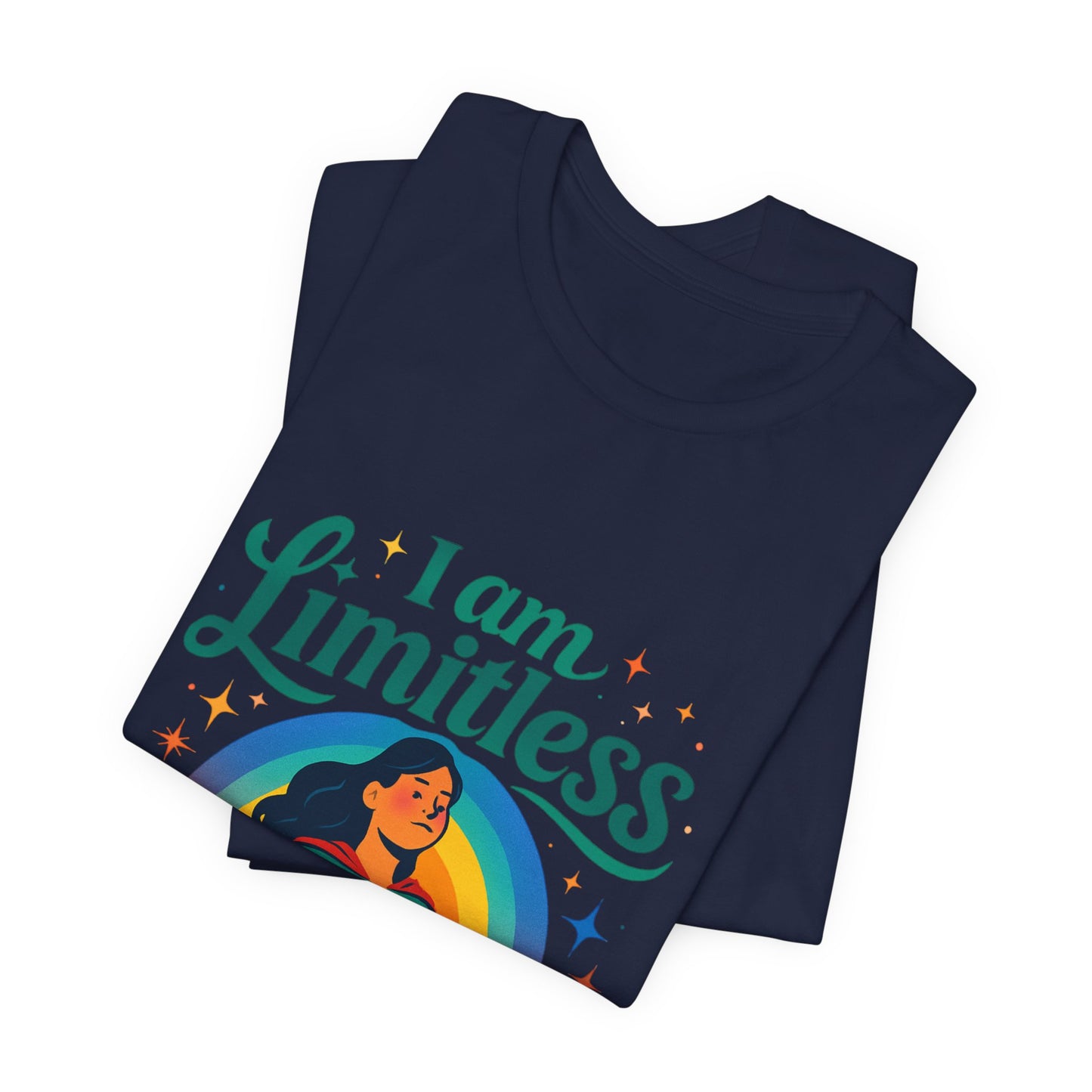 I Am Limitless Tee — Empowering Superhero Graphic T-Shirt